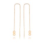 Gümüş Zincirli Sonsuzluk Küpe