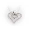 Gümüş Kalpli Bayan Kolye