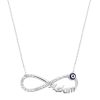 Gümüş Aşkım Sonsuzluk Bayan Kolye