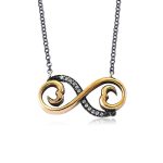 Gümüş Otantik Sonsuzluk Bayan Kolye