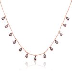 Gümüş Mistik Topaz Şans Kolyesi