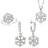 Gümüş Kar Tanesi Bayan Set