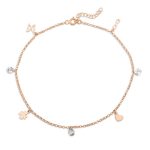 Gümüş Rose Şans Taneleri Halhal