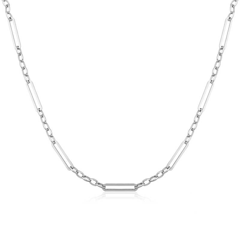 Gümüş 5+1 Halka Zincir