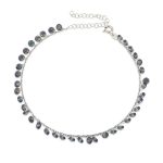 Gümüş Mistik Topaz Halhal