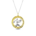 ​Gümüş Gold Başak Burcu Kolye