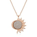 ​Gümüş Rose Mihrimah Sultan Bayan Kolye