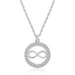 Gümüş Minik Sonsuzluk Bayan Kolye