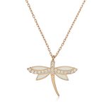 Gümüş Rose Yusufçuk Bayan Kolye