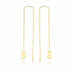 Gümüş Zincirli Sonsuzluk Küpe