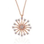 ​Gümüş Rose Çiçek Kadın Kolye