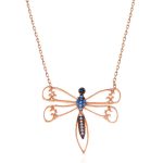 Gümüş Rose Yusufçuk Kadın Kolye