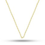 Gümüş Gold 0.30 Mikron 50 Cm Forse Kadın Zincir