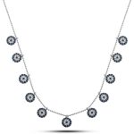 Gümüş Nazarlı Şans Kadın Kolye