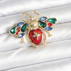 Süslü Arı Model Broş