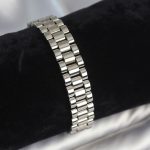 316L Çelik Gümüş Renk 12 mm Kalınlık Erkek Bileklik