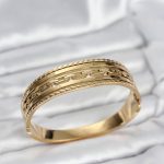 316L Çelik Gold Renk Vintage Model Kadın Kelepçe Bileklik