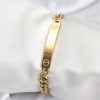 316L Çelik Gold Renk Yazı Yazmaya Uygun Kadın Bileklik