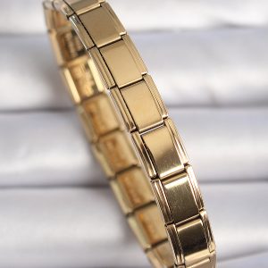 316L Çelik Gold Renk Yazısız Nomination Charm Bileklik