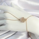 316L Çelik Gold Renk Zincirli Dönen Yonca Figürlü Şahmeran