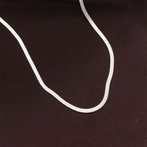 316L Çelik Gümüş Renk 60 cm İtalyan Zincir Kolye