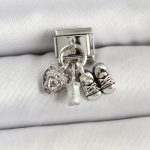 316L Çelik Gümüş Renk Bebek Konsept Nomination Charm