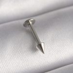 316L Çelik Gümüş Renk Çivi Model Piercing