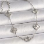 316L Çelik Gümüş Renk İşlemeli Baby Boy Yonca Model Kadın Bileklik