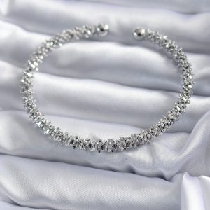 316L Çelik Gümüş Renk Kadın Bileklik