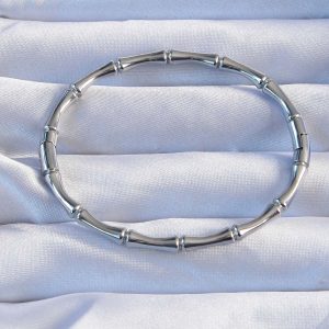 316L Çelik Gümüş Renk Kemik Model Bileklik