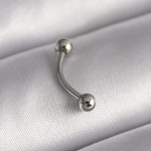 316L Çelik Gümüş Renk Topçuk Model Piercing