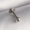 316L Çelik Gümüş Renk Topçuk Piercing