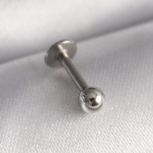 316L Çelik Gümüş Renk Topçuk Piercing