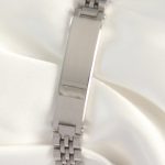 316L Çelik Gümüş Renk Zincir Künye Model Erkek Bileklik