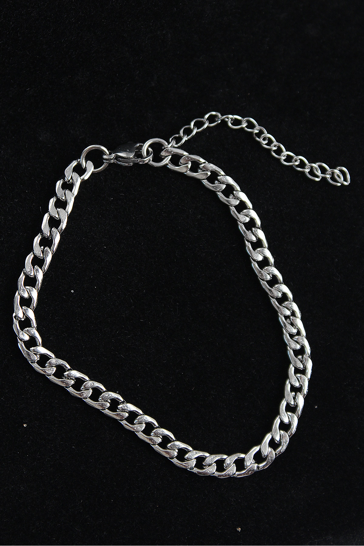 316L Çelik Klasik Model Gümüş Renk Erkek Bileklik