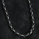 316L Çelik Kral Zincir Model Gümüş Renk Erkek Kolye