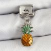 316L Çelik Sallantılı Ananas Model Gümüş Renk Nomination Charm