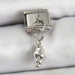 316L Çelik Sallantılı Deniz Kabuğu Model Gümüş Renk Nomination Charm