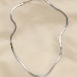 316L Çelik Silver Renk 45 cm İtalyan Zincir Model Kadın Kolye