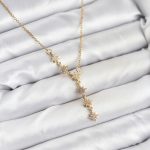 316L Çelik Zincir Gold Renk Kutup Yıldızı Model Kadın Kolye