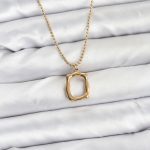 316L Çelik Zincir Gold Renk Model Kadın Kolye