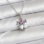 316L Çelik Zincir Gümüş Renk Chirtsmas Bell Model Yılbaşı Temalı Kadın Kolye