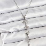 316L Çelik Zincir Gümüş Renk Güneş ve Enerji Model Kadın Y Kolye