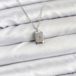 316L Çelik Zincir Gümüş Renk Minimal Kutup Yıldızı Model Kadın Kolye