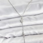 316L Çelik Zincir Gümüş Renkli Yıldız Model Kadın Y Kolye