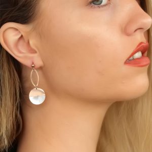 Rose Renk Bayan Küpe