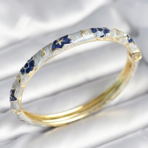 Mavi Renk Detaylı Mineli Kelepçe