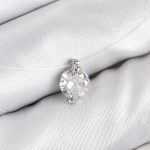 Misineli Zirkon Taşlı Model Gümüş Renk Hayalet Kolye