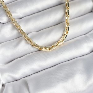 Pirinç Gold Renk 60 cm Zincir Kadın Kolye