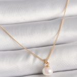 Pirinç Gold Renk İnci Model Kadın Kolye